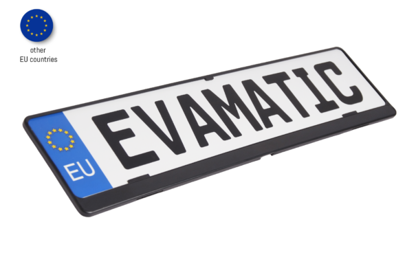 Držiak evidenčného čísla potlačený EÚ Nemecko 520x110 mm
